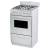 Cocina 51cm Gas Nat.Blanca Escorial Candor S2 - comprar online