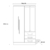 Placard Trio 120cm 4p.Nebraska c/espejo: - comprar online