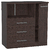 Comoda Premium Wengue 3 cajones 1 puerta :