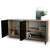 Bahiut 180cm Olmo/negro Minimal 7008: en internet