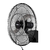 Ventilador pared 25" Liliana vw25mcb 120w Coolbreeze