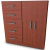 Comoda Bahia Mogno 5 cajones 2 puertas :