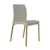 Silla de plastico Arena con patas de madera Mara 313: