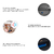 Calefactor sin salida 5200k Longvie Eca5kvt Negro/Visor/Termostato - Maitess 