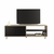Mesa tv 75" color Olmo/Negro Minimal 4100: