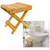 Banco plegable para baño de bambu Vonne: - comprar online