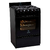 Cocina 56cm multigas Negra Escorial Master Style Luz/enc en internet