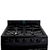 Cocina 56cm multigas Negra Escorial Master Style Luz/enc - tienda online