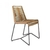 Silla de jardin Tulum yute tostado