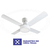 Ventilador techo Codini v5rb Blanco Luz LED. C.remoto en internet