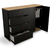 Bahiut Home 129cm Olmo/negro 7009-con: