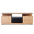 Mesa tv Mesina 180cm Hickory/negro para tv 65": - comprar online