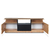 Mesa tv Mesina 180cm Hickory/negro para tv 65": en internet