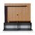 Centro entretenimientopara tv 65" Mesina Scaletta 180cm Hickory/negro: - comprar online