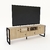 Mesa tv 65" Nebrasca Natural Steel DST05 - comprar online