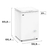 Freezer horizontal 117 ltrs Blanco Gafa fghi100b-s Inverter en internet