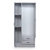 Placard Tana Plus 86 cm 3 puertas abrir Color Nevada 2 cajones: en internet