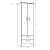 Placard Tana Plus 58cm 2 Puertas abrir Color Moccha 2 cajones: en internet