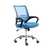 Silla oficina base cromada altura neumatica Vonne Azul: