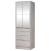 Placard Murano 070cm Color Pino Aland blanco 2 puertas con espejo 4 cajones: - comprar online