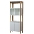 Estante Calabria 2 puertas 63cm Color hickory/blanco