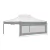 Pared para gazebo con ventana Blanco 4.5mts.Oxford 420D