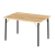 Mesa comedor 128cm Neo Color Nebrasca Roble Natural: - comprar online