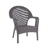 Sillon de jardin Garden Life Qatar Ratan Grafito