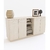 Bahiut 160cm 4 puertas Fineline crema Boston dl856fc: