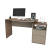 Escritorio 150cm 2 cajones Offi Dof03 Davos/Gris: