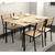 Juego Comedor Neo Mesa 130cm + 4 sillas Nebrasca Natural: