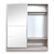 Placard Murano 180cm 2ptas corred. Pino Blanco con espejo: en internet