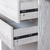 Imagen de Placard Murano 180cm 2ptas corred. Pino Blanco con espejo:
