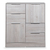 Comoda Murano 4cajones 2puertas Pino Aland blanco 35208202: - comprar online