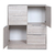 Comoda Murano 4cajones 2puertas Pino Aland blanco 35208202: en internet