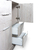 Comoda Murano 4cajones 2puertas Pino Aland blanco 35208202: - tienda online