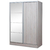 Placard Murano 140cm Ptas.corred. Espejo Pino Aland: - comprar online