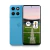 Motorola Moto G17 256GB, socio oficial de smartphones de la Copa Mundial de la FIFA 2026, con pantalla mostrando un estadio de fútbol al atardecer, logos Motorola y FIFA, y vista trasera con cámara de 50 MP.
