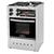 Cocina 60cm Gas Natural 2hornallas+plancha+carlitera Motta