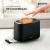 Tostadora eléctrica Suono 750w 2 rebanadas 7 niveles 750W - Maitess 