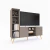 Rack para tv 55" Escandinava 155cm Color Gris/Cubanita