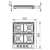 Anafe a gas empotrable Longvie A6600xf Inox.Bigas en internet