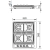 Anafe a gas empotrable Inoxidable Longvie A2600xf en internet