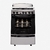 Cocina 55cm multigas Inoxidable Orbis 978ac4m con Luz,enc.y tapa