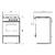 Cocina 56cm multigas Inox. Longvie 12231x en internet