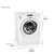 Lavarropas carga frontal Drean next 6.09 eco 6k.900rpm.Blanco - tienda online