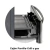 Cajón parrilla grill a gas del horno Longvie H14600G en color grafito, ideal para asados y gratinados.