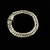 Pulseira 10mm Fecho Gaveta Modelo Grumet Elo Duplo 20,5cm em Prata Legítima 925