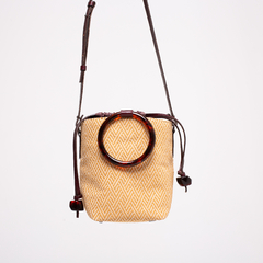 Bolsa Barbara em Palha - patmotta