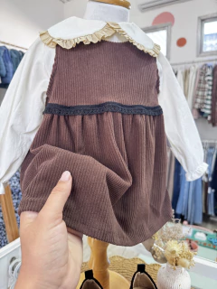jumper corderoy - chocolate - Brunimania Kids
